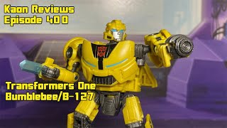 Transformers One BumblebeeB127 KAON REVIEWS  EPISODE 400 [upl. by Evita]