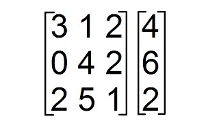 Multiplicación de Matrices de Orden 3x3 y 3x1 Producto de Matrices [upl. by Nohsed]