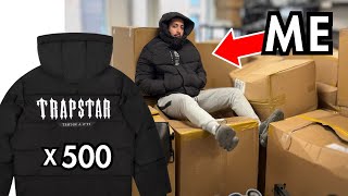 I BOUGHT 500 TRAPSTAR JACKETS [upl. by Qahsi618]