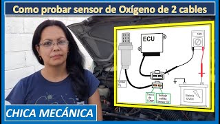 Como probar sensor de oxigeno de dos cables 😱 Muy sencillo [upl. by Acnalb299]