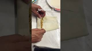 Spring rolls🌯 support recipe trending food love springrolls [upl. by Norval]