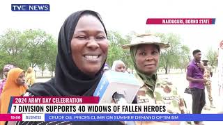 2024 Army Day Celebration 7 Division Supports 40 Widows Of Fallen Heroes [upl. by Dituri708]