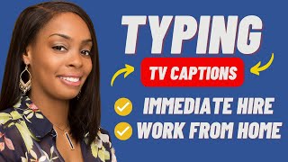 🔥ENTRY LEVEL ONLINE TYPING JOBS  Create Captions from Home  Bonus Remote Jobs  Work at Home 2024 [upl. by Ertnod70]