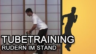 Rudern im Stand ist eine Top Rückenübung  Tubetraining [upl. by Enert793]