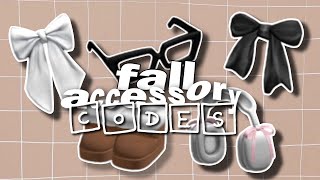 10 Fall Accessory Codes For Bloxburg  Berry Avenue [upl. by Athalia]