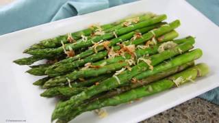 Garlic Parmesan Roasted Asparagus [upl. by Nnaillek367]