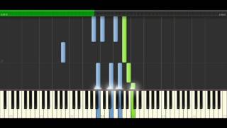 Gymnopedie 3  Erik Satie Piano Tutorial Synthesia [upl. by Unhsiv]