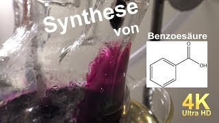 Synthese von Benzoesäure Oxidation von Toluol [upl. by Moia887]