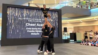 Cheer Aces 1st Runner Up  Coed Group Stunts  Premier [upl. by Zzabahs]