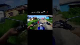 Corner  High Rev 🏁⚡🌪️💫💀 nepal jhapa shorts viralvideo viralshorts bajaj [upl. by Htabazile]