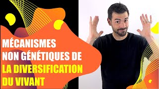 COURS DE TERMINALE SPÉCIALITÉ SVT CHAP5 LES MÉCANISMES NON GÉNÉTIQUES DE DIVERSIFICATION DU VIVANT [upl. by Epoh]