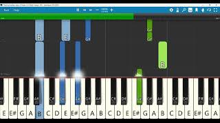 Thentral kaatae veesu Keyboard Notes B Major 34 Waltz Tempo 140  Amuthan [upl. by Bellamy]