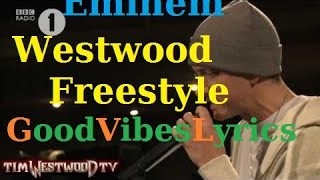 Eminem  Freestyle Tim Westwood Traduction Française [upl. by Platon]