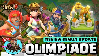 REVIEW GOLDPASS JULI CoC Latar amp Skin Olimpiade Ada Skin Yang Aneh [upl. by Pasho]