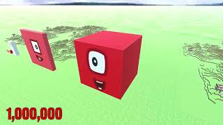 NumberBlocks from ONE to one TRILLION in MINECRAFT  BIG blocks [upl. by Kris637]