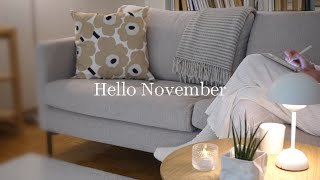 Hello November  Cozy day grocery shopping healthy tiramisù  slow nordic living in Finland [upl. by Leopoldeen]