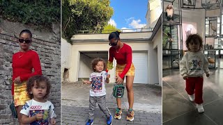 Chris Brown amp Ammika Harris Son Aeko Seems to Love Exploring Everything Around Him 🥰🙂 [upl. by Ronnica]