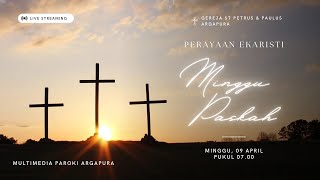 Misa I Perayaan Hari Raya Paskah 09 April 2023  PAROKI ARGAPURA JAYAPURA PAPUA [upl. by Pettit]