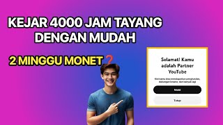 TRIK DAPATKAN 4000 JAM TAYANG DENGAN MUDAH❗ [upl. by Shu]