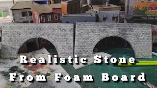 Easily Create Stone Effect With Foam Board [upl. by Blithe133]