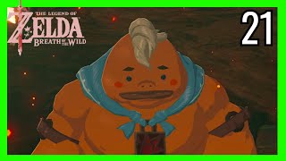 Zelda Breath of the Wild 21 Tostando minhas carnes num vulcão [upl. by Genovera676]