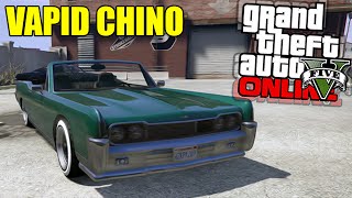 Vapid Chino Tuning Customization GTA Online ILLGOTTEN GAINS Part 2 [upl. by Dnilasor964]