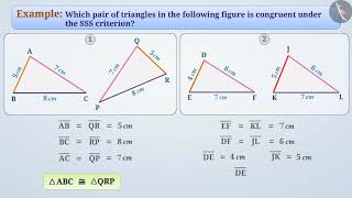 Side Side SIde Congruence Criterion of triangles SSS Criterion  Part23  English  Class 7 [upl. by Grenville]