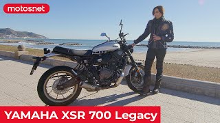 👌🏽Yamaha XSR 700 Legacy 2023  Prueba  Test  Review 4 K  motosnet [upl. by Terces726]