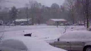 Snow in Charlotte North Carolina [upl. by Dail]