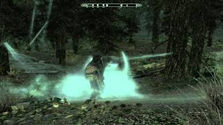 Skyrim  White Smoke Aura BugAura de Humo Blanco Bug [upl. by Yonatan]