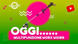 Decespugliatore Multifunzionale a Batteria Worx WG186 Potenza e Versatilità Senza Fili [upl. by Ojahtnamas]