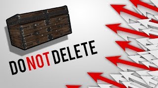 Skyrim how to get DO NOT DELETE Chests FASTEASY [upl. by Onabru]