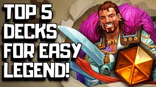 Top 5 Best Hearthstone Decks After The Latest Nerfs [upl. by Cathy]