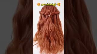 Short hair easy hairstyles 😍😱hairstyle hairsyles shortsfeed [upl. by Chrotoem]