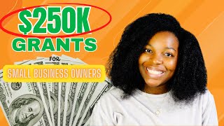 New 250K Grant Opportunities for Small Business Owners  2024 [upl. by Jasmin]