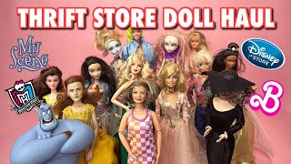 Thrift Store Doll Haul  Barbie Monster High and MORE [upl. by Wolbrom]