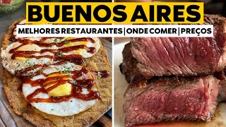 MELHORES RESTAURANTES BUENOS AIRES 2024 Onde comer  Preços  Bares Secretos  Estrela Michelin [upl. by Mattox]