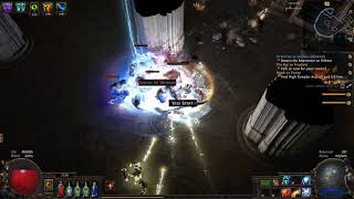 PoE Orb Of Storms w Herald of IceThunder  low leveling [upl. by Eelak]