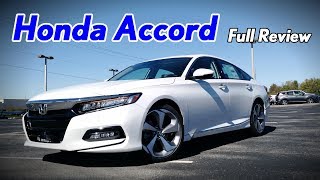 2018 Honda Accord Full Review  Touring Sport EXL EX amp LX [upl. by Elfrieda]