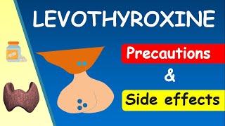 Levothyroxine  Mechanism side effects precaution amp uses [upl. by Aspia]