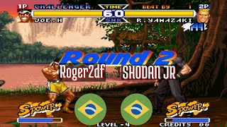 rbffspec Roger2df BR vs SHODAN JR BR Real Bout Fatal Fury SP rbff Fightcade Jan 1 [upl. by Thorman]