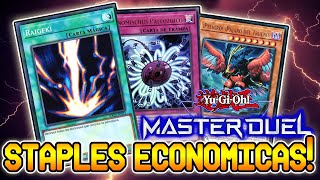 STAPLES MÁS ECONOMICAS EN MASTER DUEL guía de staples Master Duel [upl. by Melac]