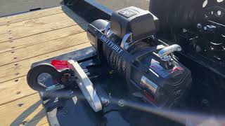 BigTex Trailer Smitty Bilt Gen2 X20 Winch Install [upl. by Ellennej589]