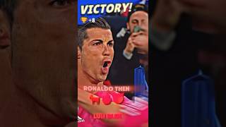 Ronaldo now vs then🤩football edit capcut ronaldo realmadrid youtubeshorts goat [upl. by Iccir]