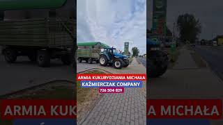 POSZŁY KONIE PO BETONIE tractors agriculture kukurydza 2024 farming farm claas [upl. by Kalina]