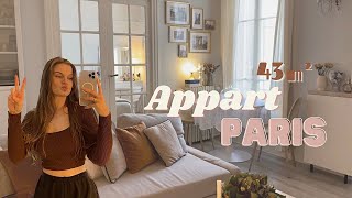 Mon Appartement Tour à PARIS 🤎  43 m2 appart tour [upl. by Schou]