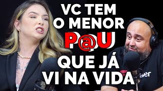 CONVIDADA NÃO AGUENTA E XINGA APRESENTADOR NO MEIO DO PODCAST [upl. by Crespi]