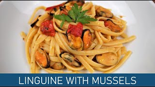 Make Linguine with Mussels Recipe in 1 Minute [upl. by Okiram206]