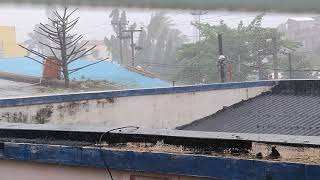 Fani Cyclone 2019 Live Video of Cyclone Fani Landfall in Puri Odisha [upl. by Patin988]