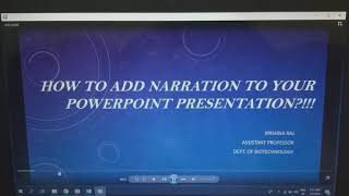 How to add narration to a PowerPoint presentation Malayalam [upl. by Shull293]